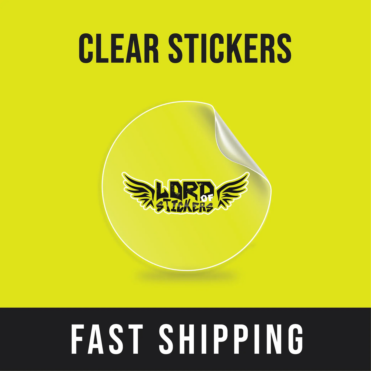 Clear Stickers - Lord of Stickers