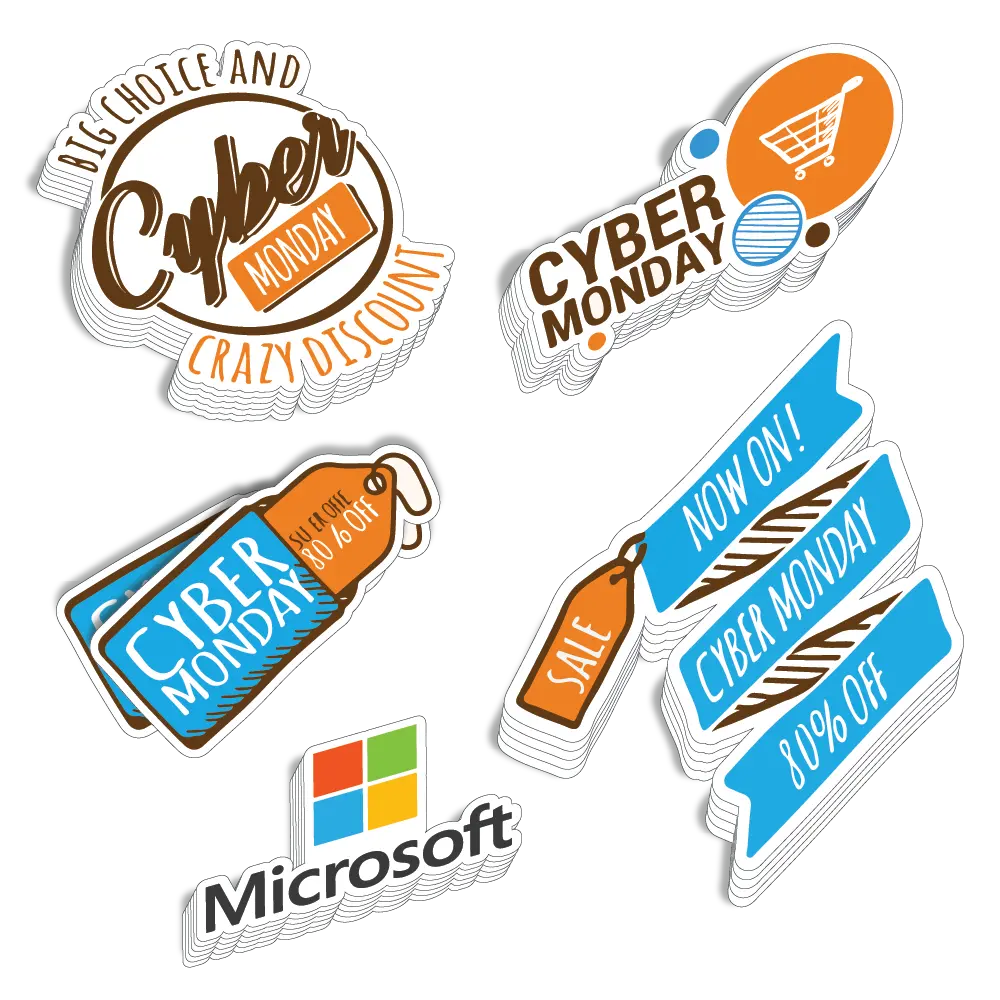 Custom Stickers for E-commerce