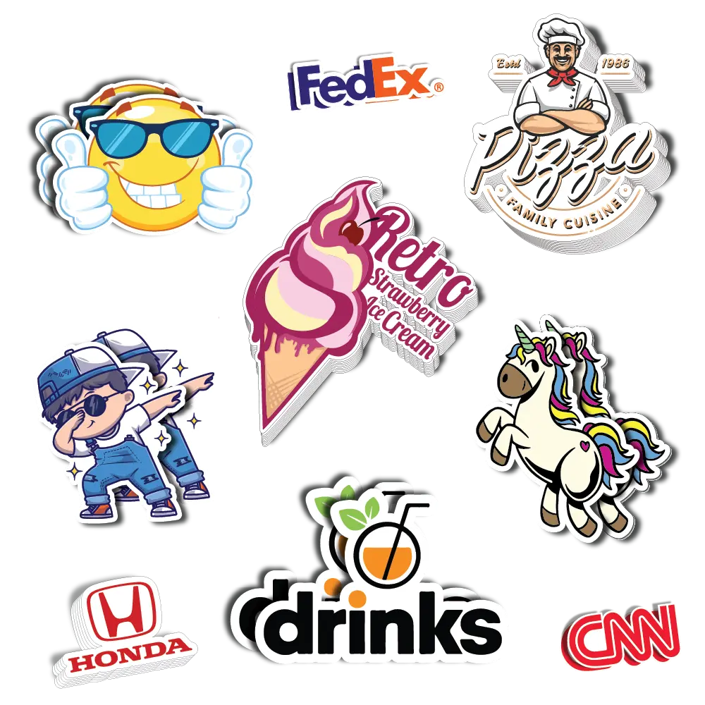 Die Cut Stickers in USA