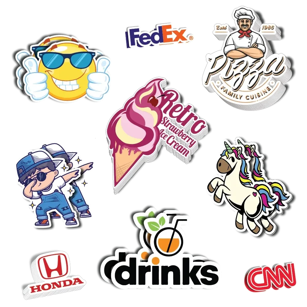 15 Custom Sticker Samples