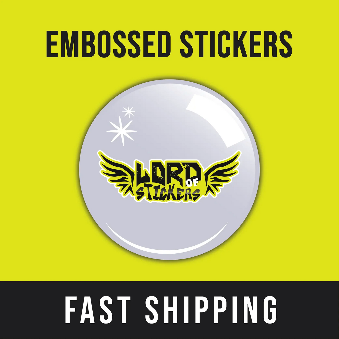 Embossed Stickers - Lord of Stickers