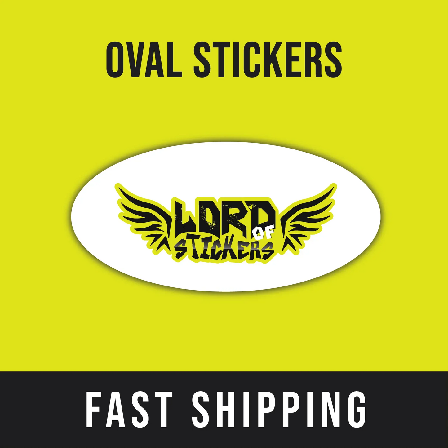 Custom Oval Stickers - Lord of Stickers