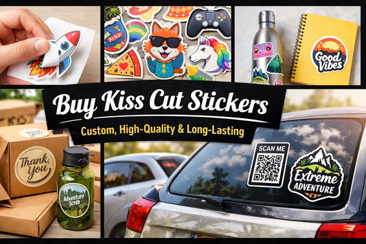 Buy Kiss Cut Stickers – Custom, High-Quality & Long-Lasting
