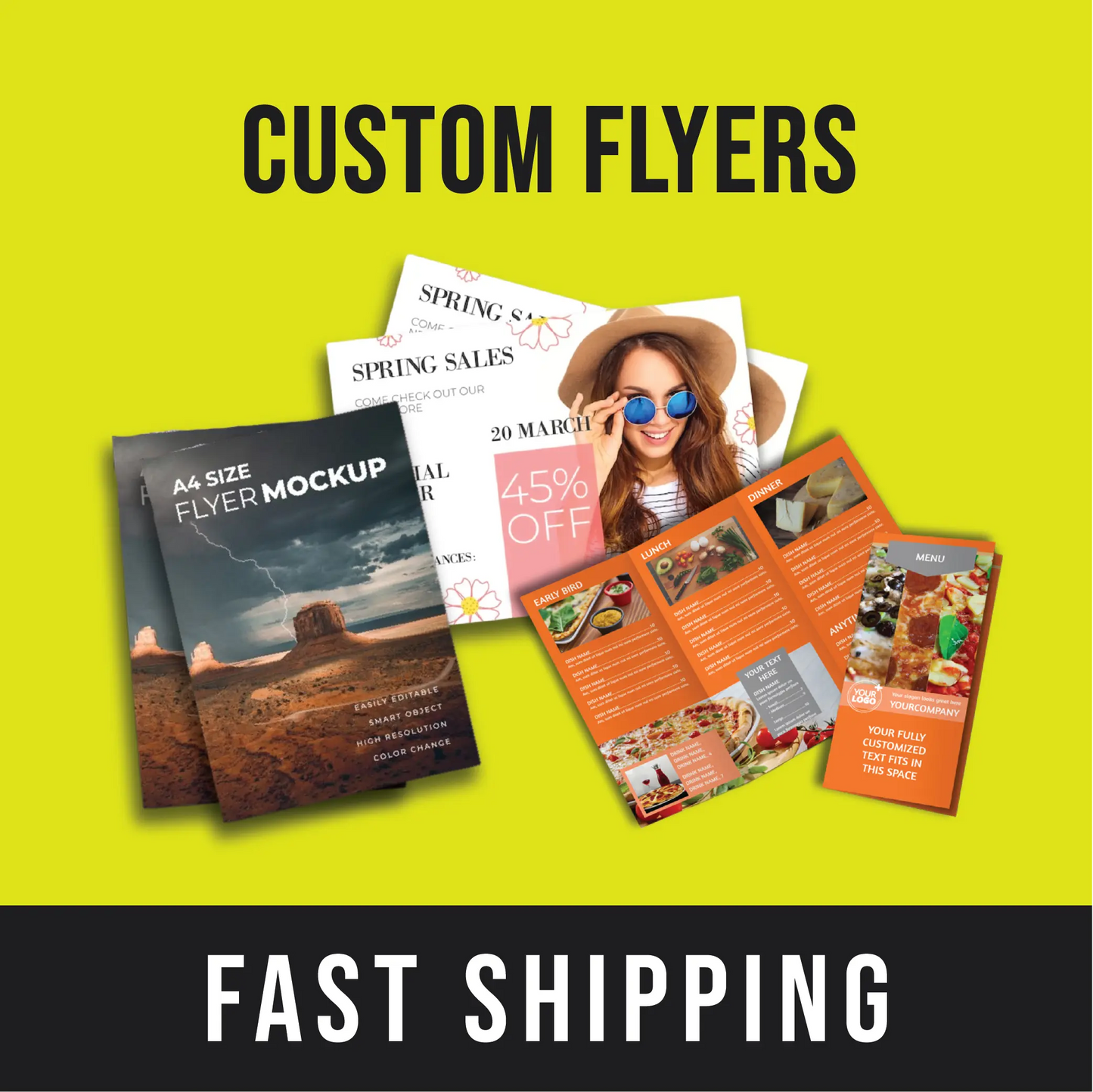 Custom Flyers Printing Company in USA, NY - Lord of Stickers