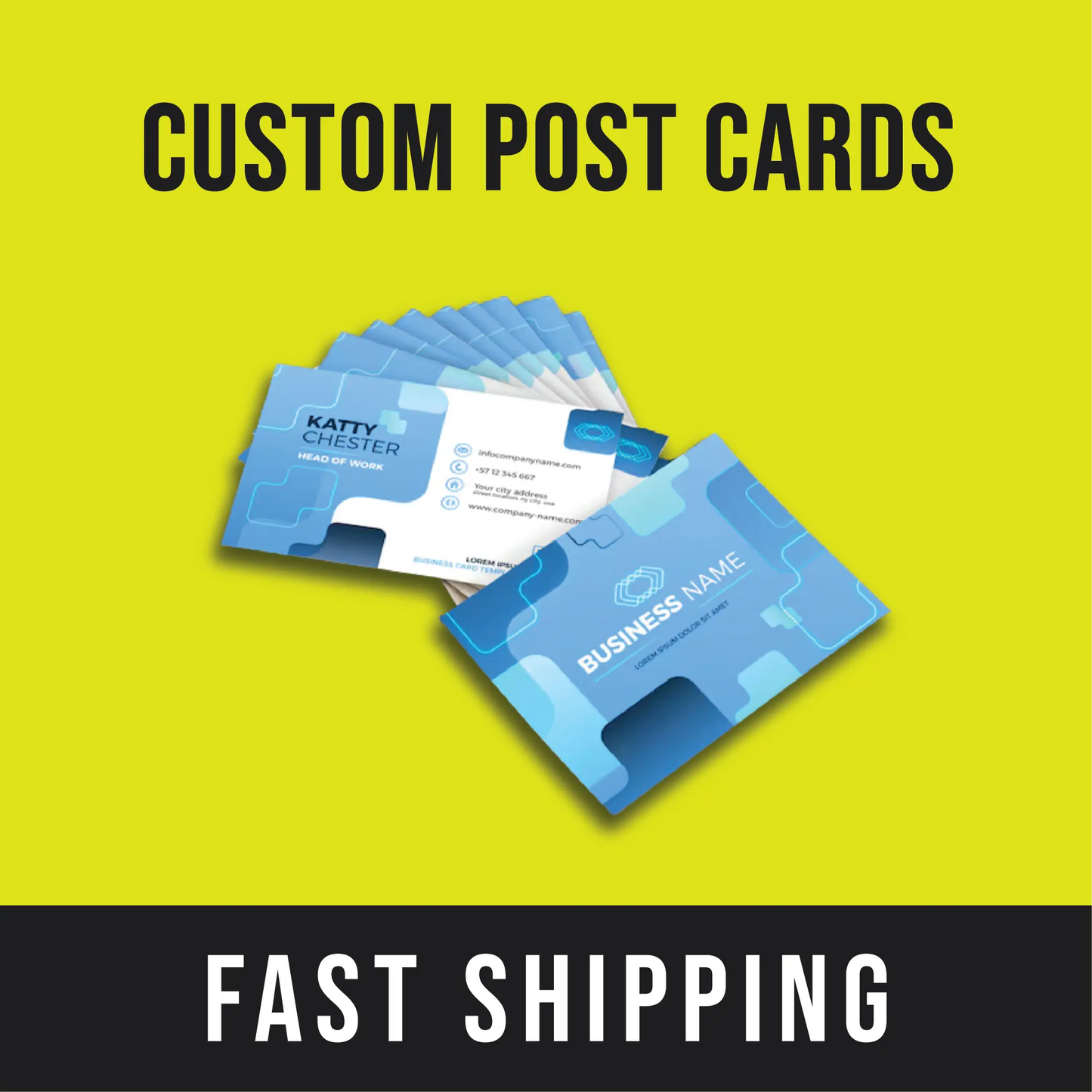 Custom Post Cards Printing Company in USA, NY - Lord of Stickers